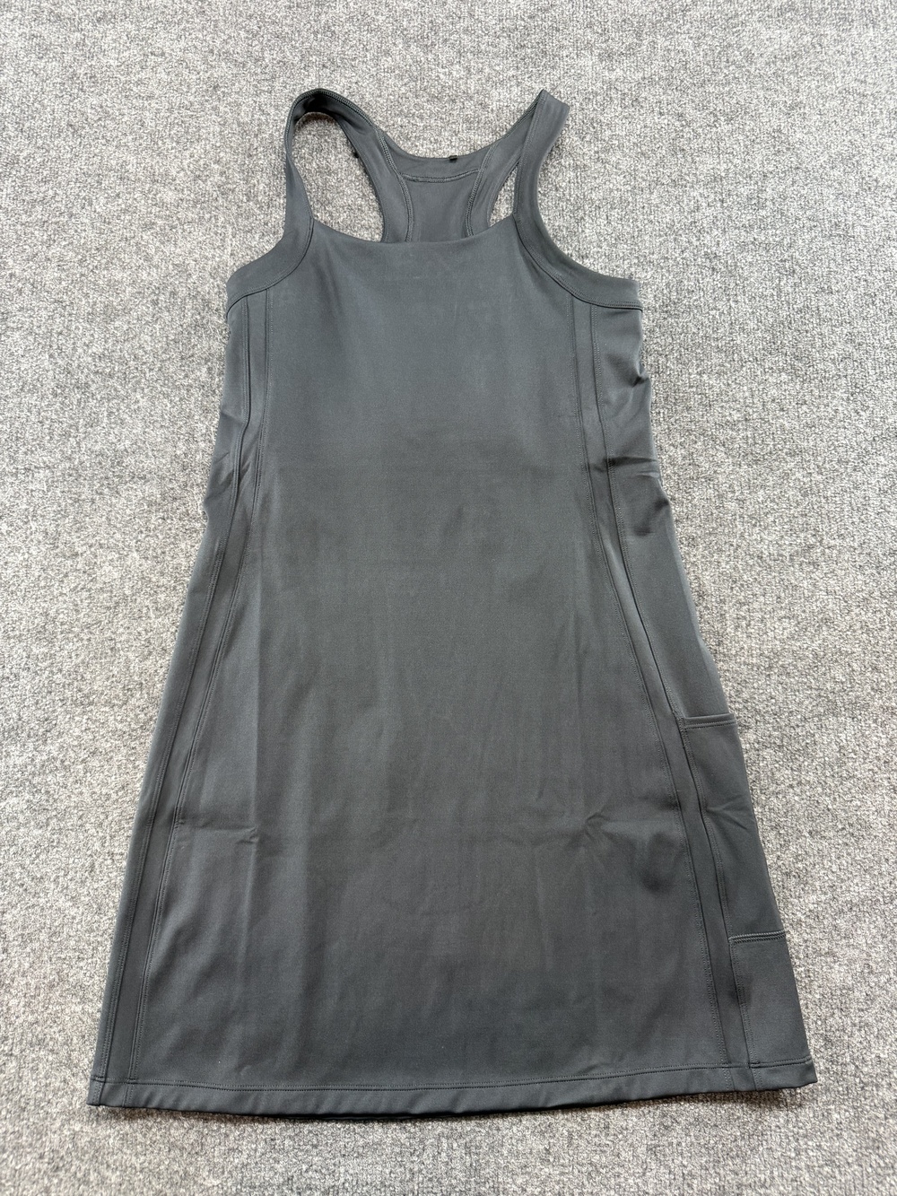 Cotopaxi Tank Dress Womens Small Gray Sleeveless Racerback Pockets Travel